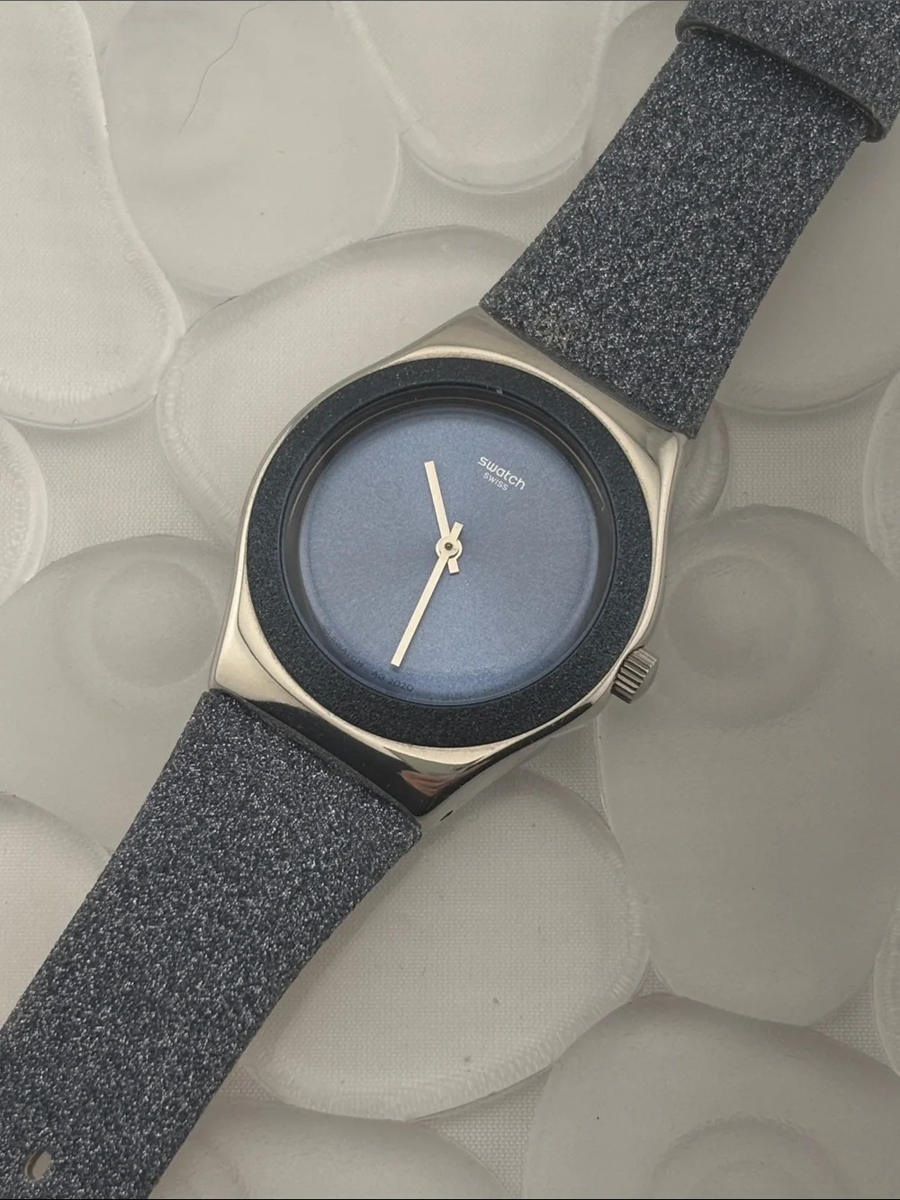 Swatch Watch - YLS221 - BLUE SPARKLE